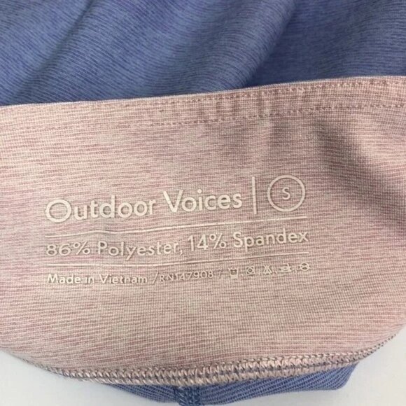 Outdoor Voices Tricolor Spring 7/8 Length Leggings - Picture 3 of 7